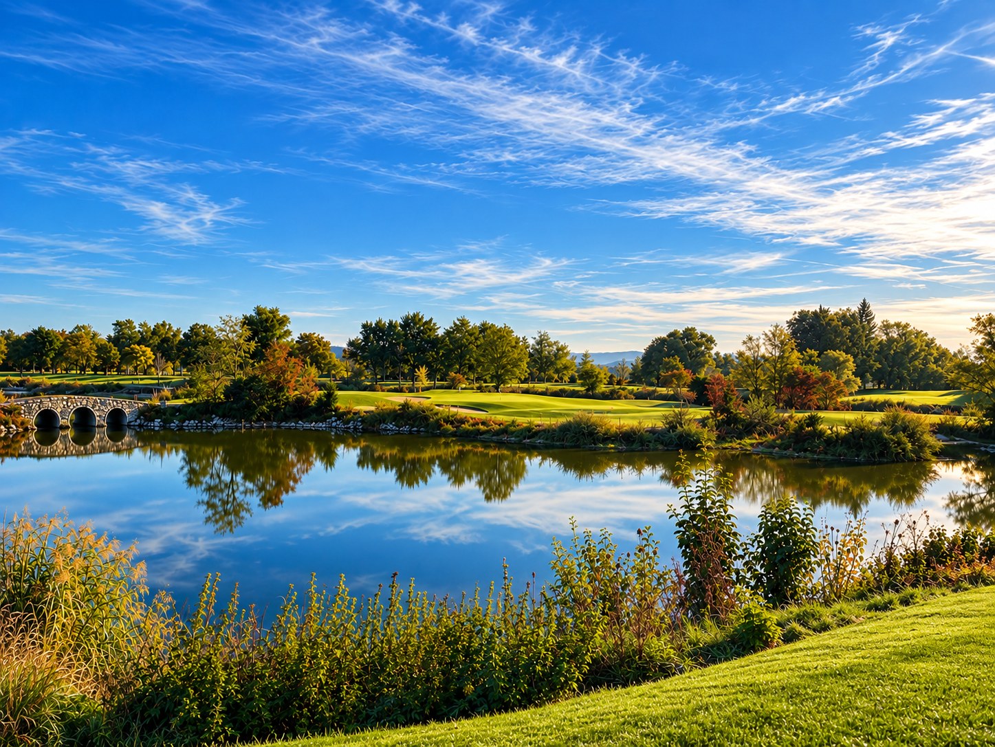 Golfplatz am See am Coaching-Standort von Graeme Aspinall